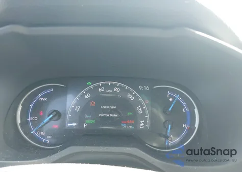 2020 Toyota Rav4 Hybrid Xse из США, поврежденный, VIN JTME6RFVXLD501549